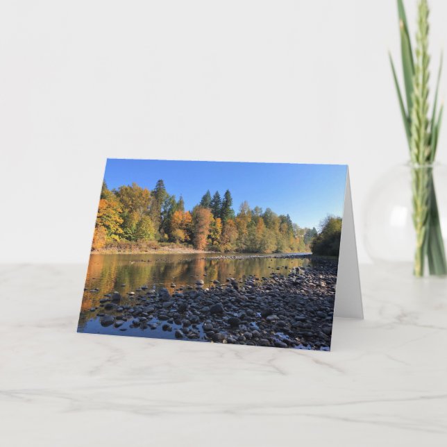 Clackamas River, Oregon Card (Front)