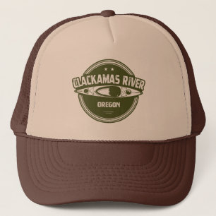 Clackamas River Oregon Kayaking Trucker Hat