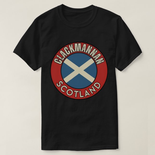 Clackmannan, Scotland T-Shirt (Design Front)