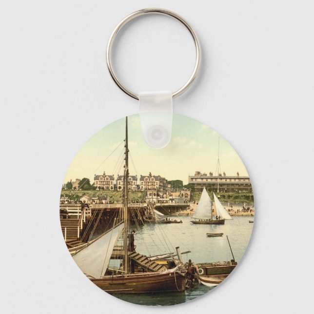 Clacton-on-Sea Pier II, Essex, England Keychain (Front)