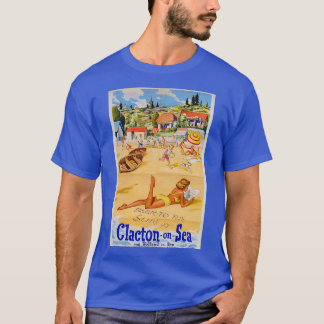 ClactononSea vintage travel poster T-Shirt