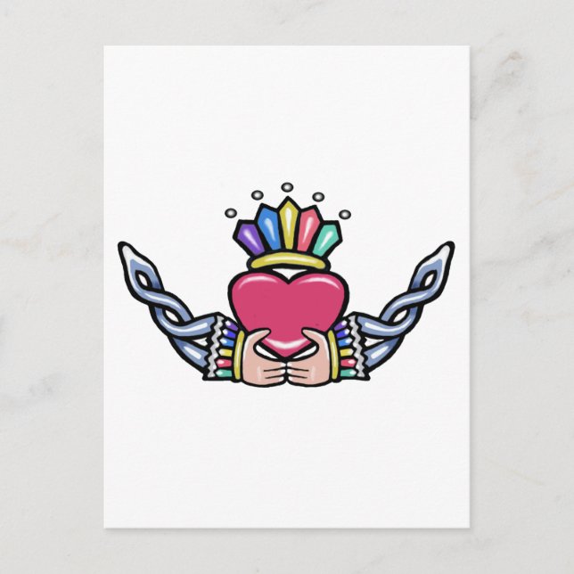 Claddagh #1B with Trinity Postcard (Front)