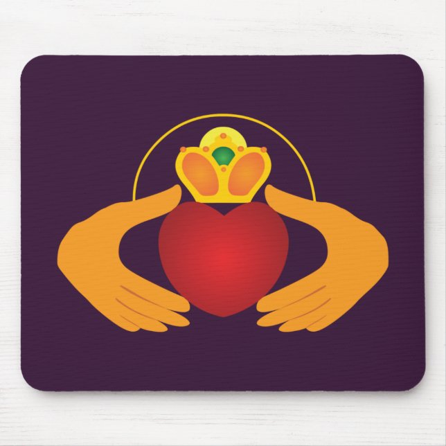 Claddagh Mouse Pad (Front)