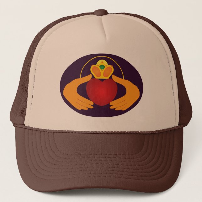 Claddagh Trucker Hat (Front)