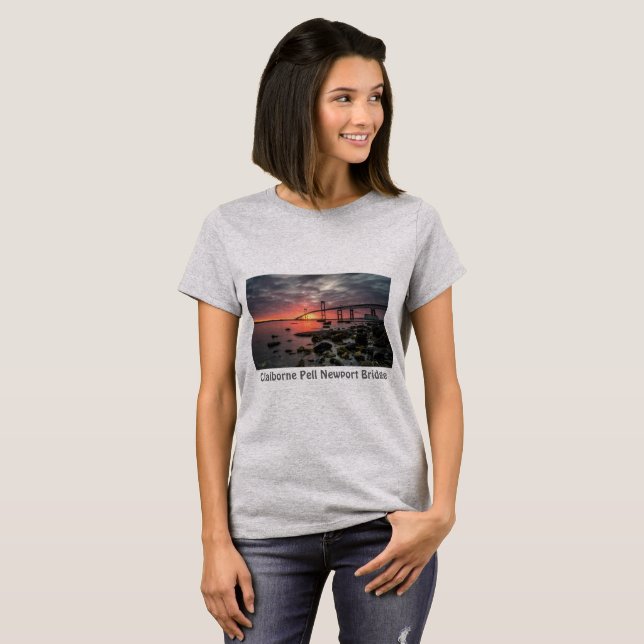 Claiborne Pell Newport Bridge T-Shirt (Front Full)