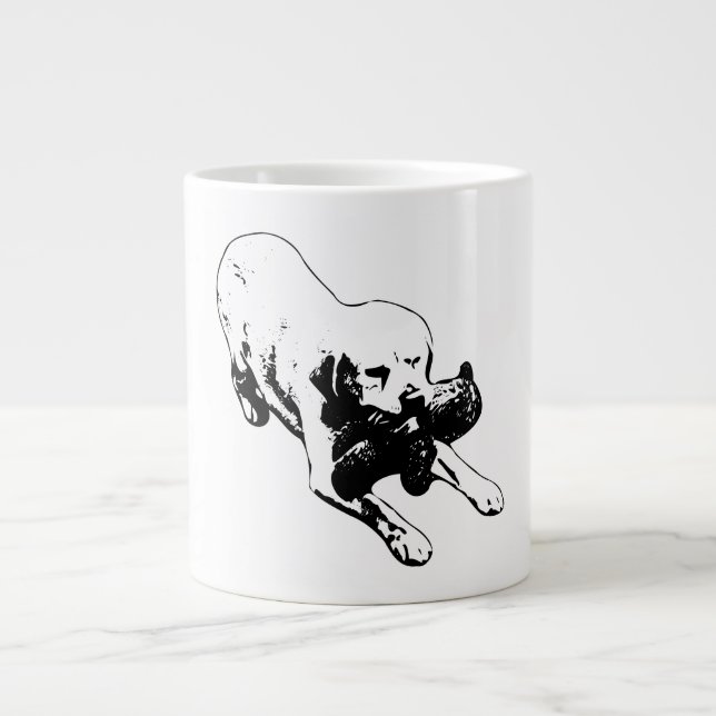 Claim the Spot Large Coffee Mug (Front)