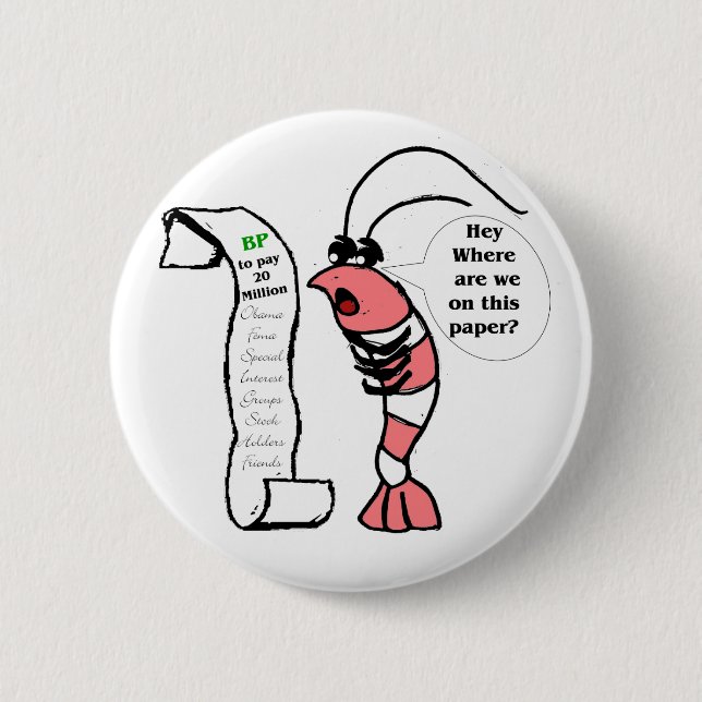 Claims 2 Inch Round Button (Front)