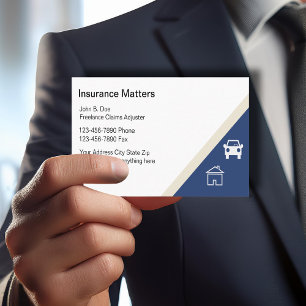 Claims Adjuster Business Cards