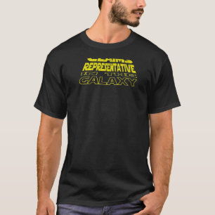 Claims Representative  Space Backside T-Shirt