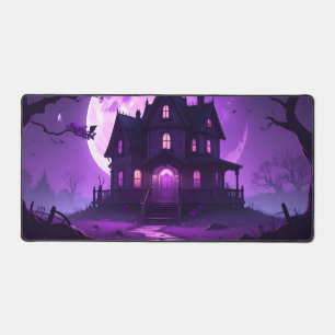 🖤 Clair de Lune Hanté – Tapis de Bureau