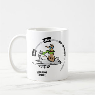 Clair pour le décollage ! Tasse