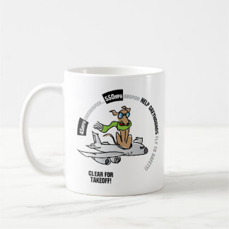 Clair pour le décollage ! Tasse