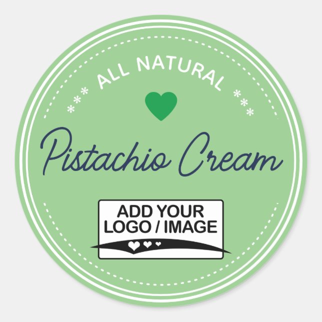 Clair Turquoise vert Jar Lid Étiquettes manuscrits (Devant)