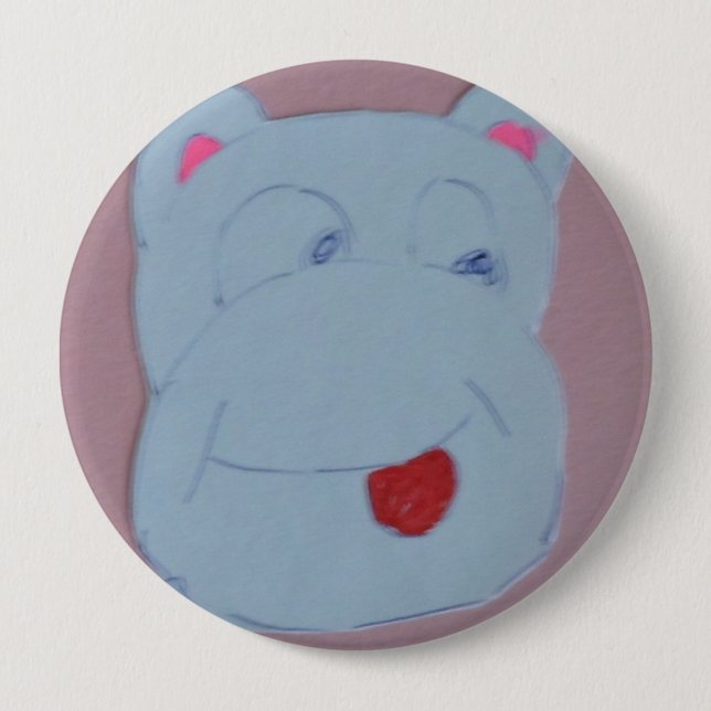 Claire Giant, 10.2 cm (4") Round Badge 4 Inch Round Button (Front)