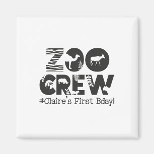 Claire's First Birthday Magnet