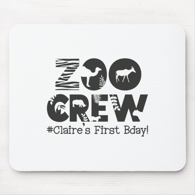 Claire's First Birthday  Mouse Pad (Front)