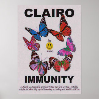 Clairo Immunity Album Poster