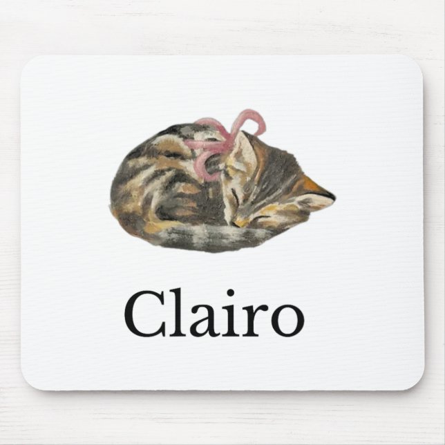 Clairo Says A Cat 1  Mouse Pad (Front)