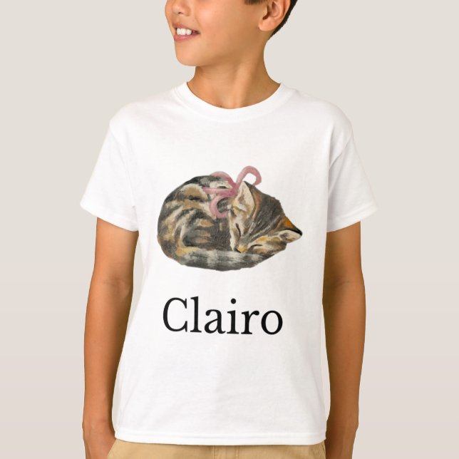 Clairo Says A Cat 1  T-Shirt (Front)