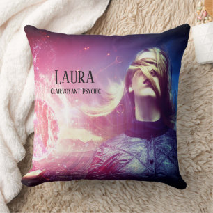 Clairvoyant Psychic Throw Pillow