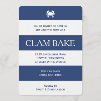 Clam Bake Invitation
