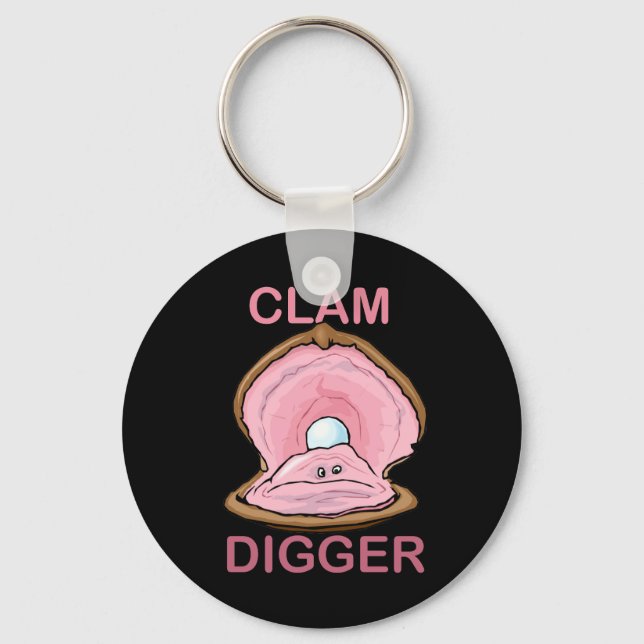 CLAM DIGGER KEYCHAIN (Front)