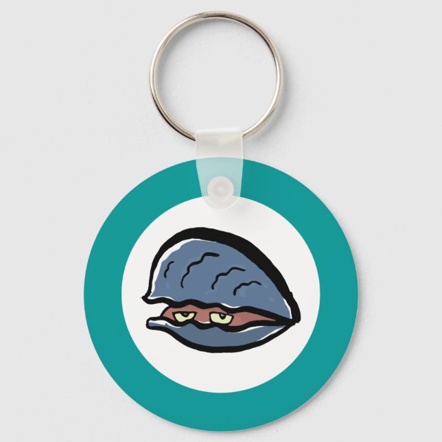 clam keychain (Front)