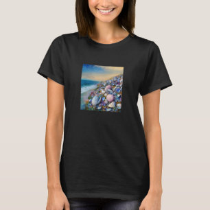 Clam Seashell Shell Collector Beach Ocean Coastal T-Shirt