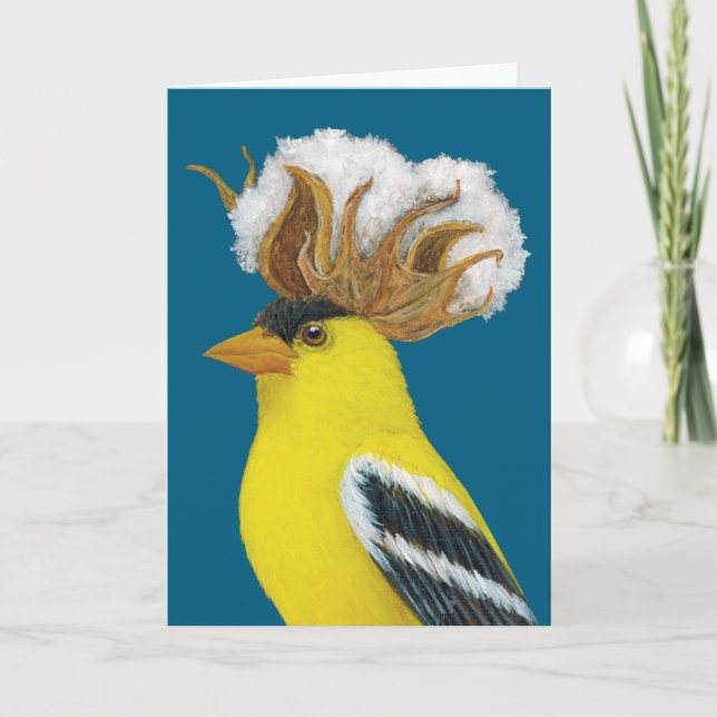 Clamer la carte de voeux goldfinch (Devant)