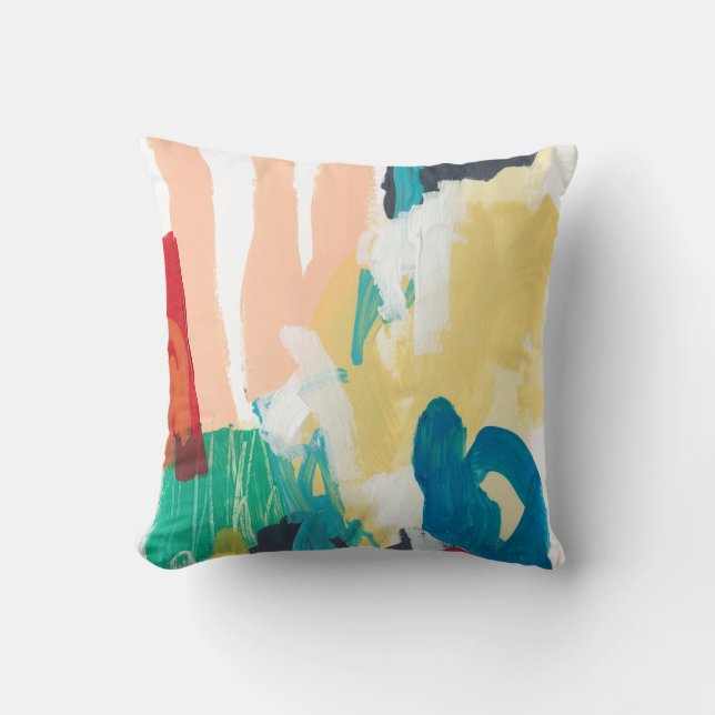 Clamour I Throw Pillow (Front)