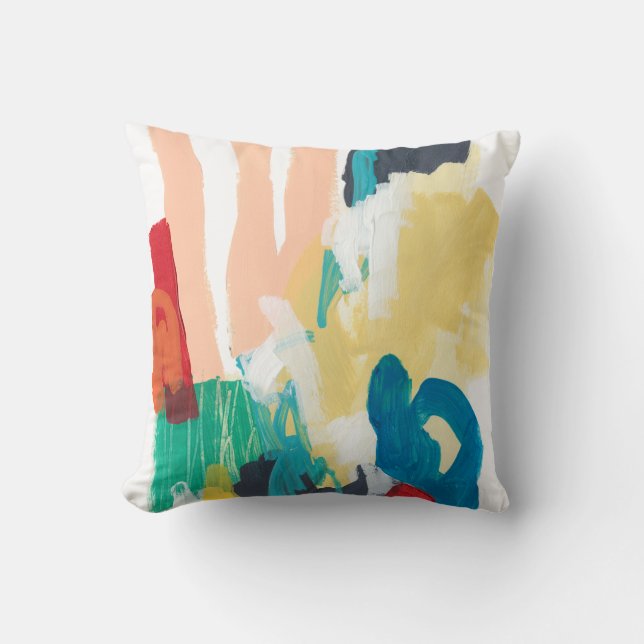 Clamour I Throw Pillow (Front)