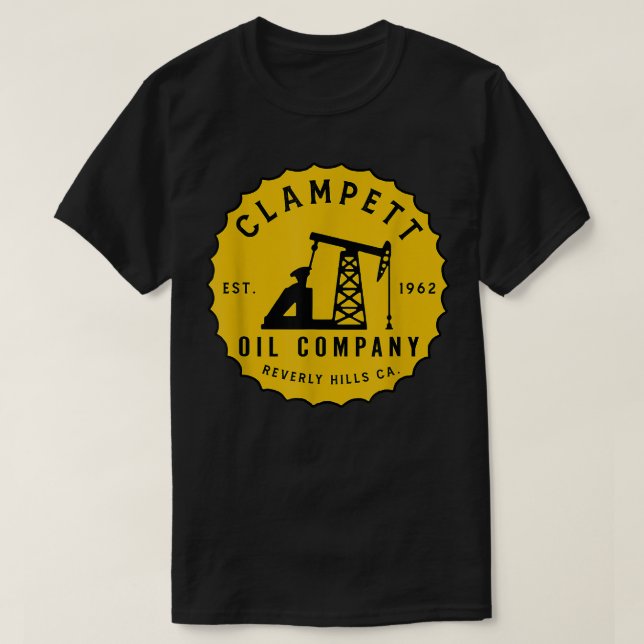 Clampett Oil Company Est 1962  T-Shirt (Design Front)
