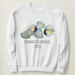 Clams Clambake Rhode Island New England Seafood Sweatshirt