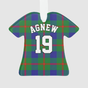 Clan Agnew Tartan Christmas Jersey Ornament