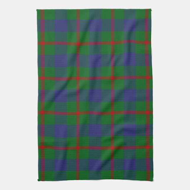 Clan Agnew Tartan Kitchen Towel (Vertical)