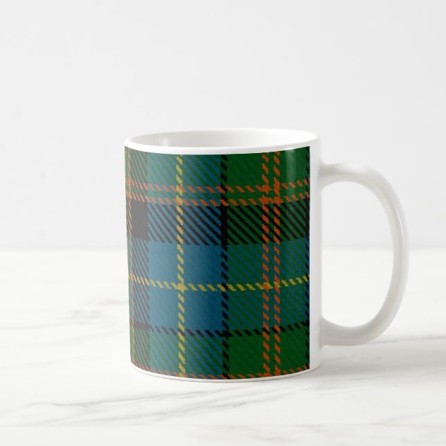Clan Akins hunting tartan mug (ancient colours) (Right)