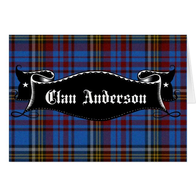 Clan Anderson Banner (Front Horizontal)