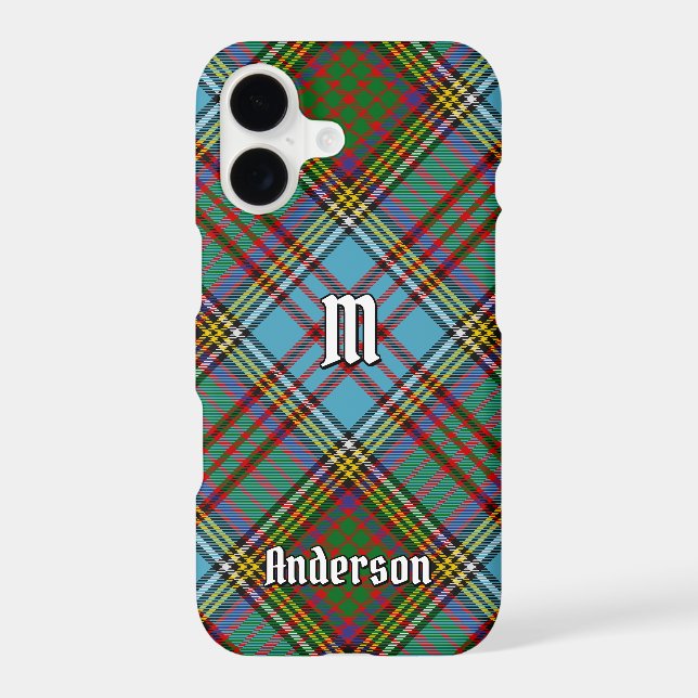 Clan Anderson Coque Tartan coque iphone-Mate (Verso)