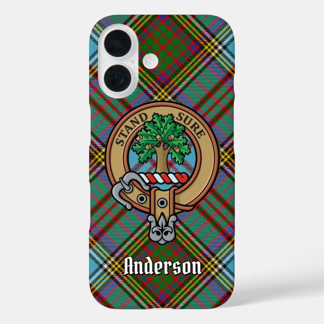 Clan Anderson Crest Coque-Mate coque iphone (Verso)