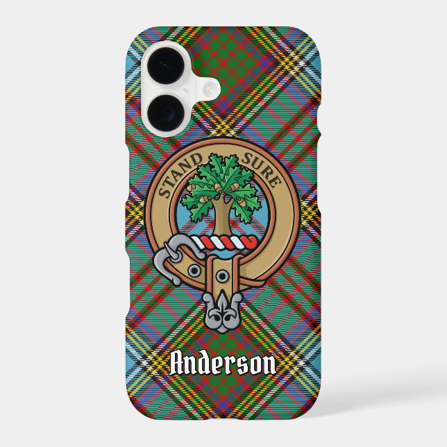 Clan Anderson Crest Coque-Mate coque iphone (Verso)
