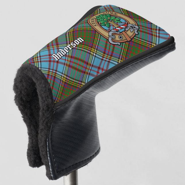 Clan Anderson Crest Golf Head Cover (3/4 Front)