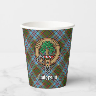 Clan Anderson Crest Paper Cups