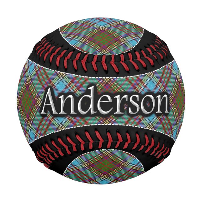 Clan Anderson Scottish Dream Tartan Baseball (Front)