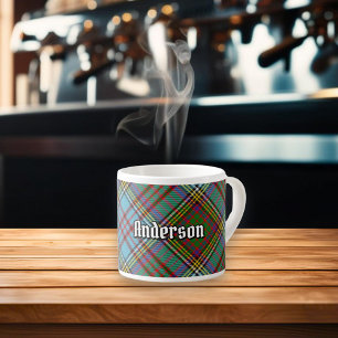 Clan Anderson Tartan Espresso Cup