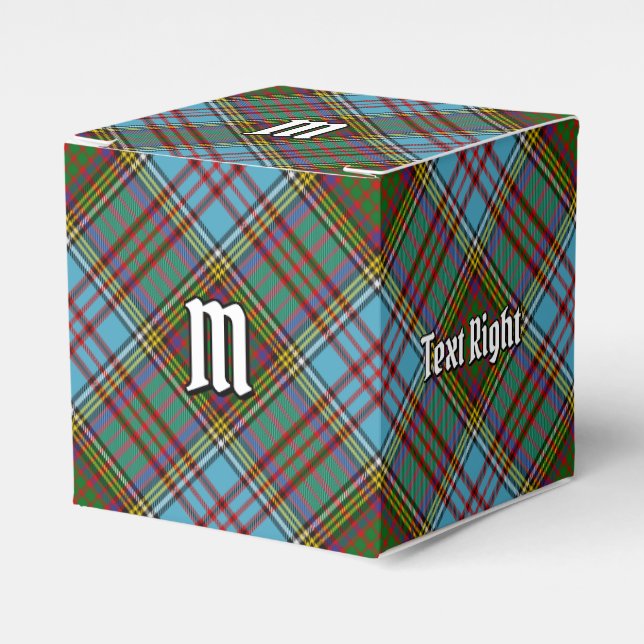 Clan Anderson Tartan Favour Box (Front Side)