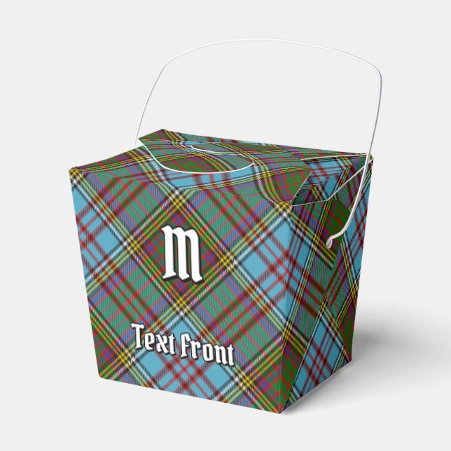 Clan Anderson Tartan Favour Box (Front Side)