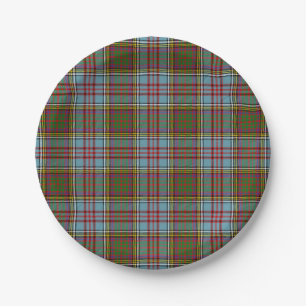 Clan Anderson Tartan Paper Plate