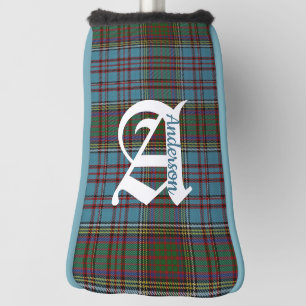 Clan Anderson Tartan Plaid Monogram  Golf Head Cover