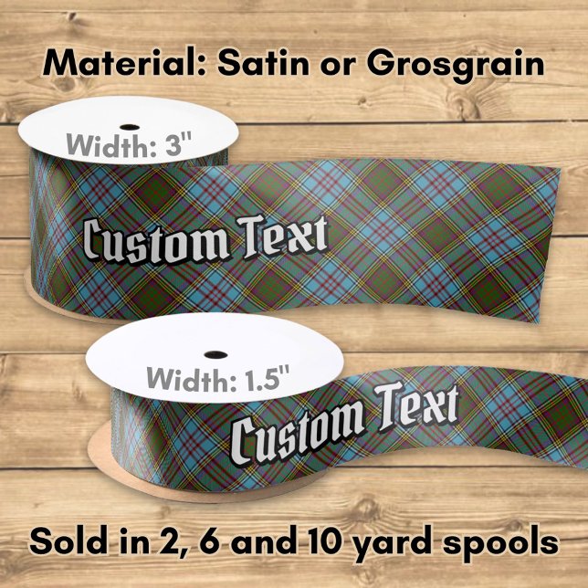 Clan Anderson Tartan Satin Ribbon (Creator Uploaded)