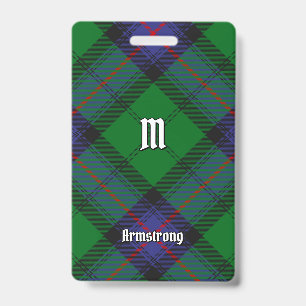 Clan Armstrong Hunting Tartan Badge